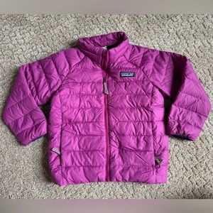 Patagonia Pink/Purple Puffy Jacket 4t